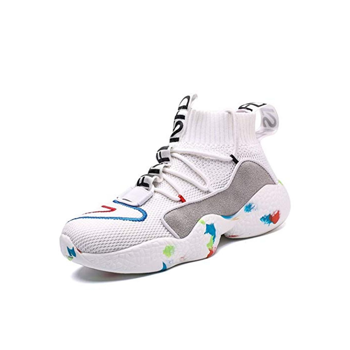 Social Zapatillas de Baloncesto para Hombre Zapatillas de Deporte al Aire Libre de Primavera Zapatillas de Gimnasia para Correr Zapatillas Deportivas