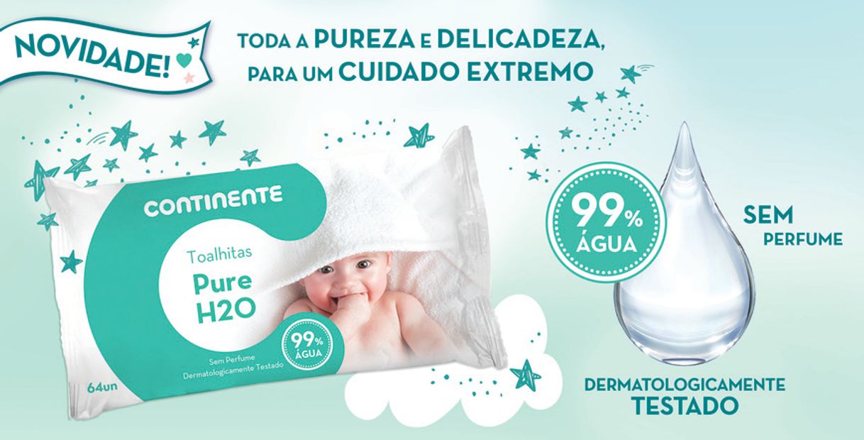 Product Toalhitas h2o continente 