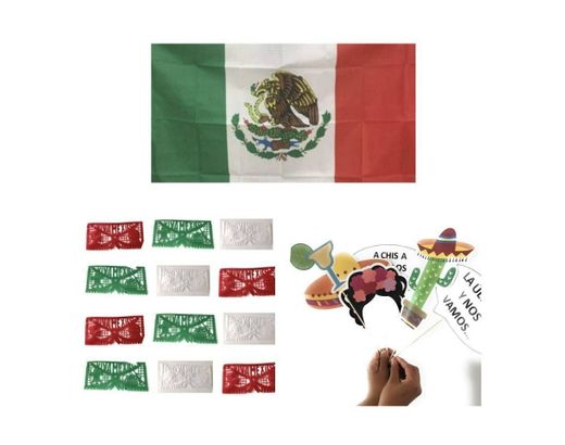 Paquete decoración para fiesta mexicana