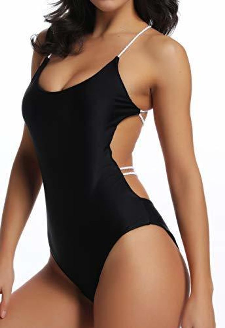 Fashion INSTINNCT Bikini Monokini Mujer Push-up Acolchado Bra Trajes de Baño Brasileño una