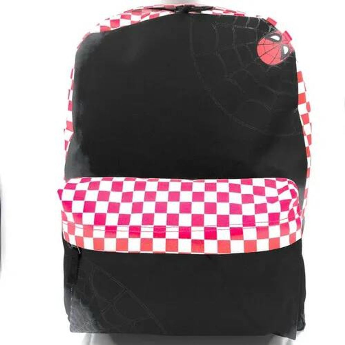 Fashion Mochila Vans Realm Marvel Spider Man Rojo Checker Ruedestoy
