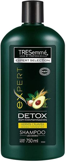Shampoo Tresemmé expert detox con aceite de aguacate

