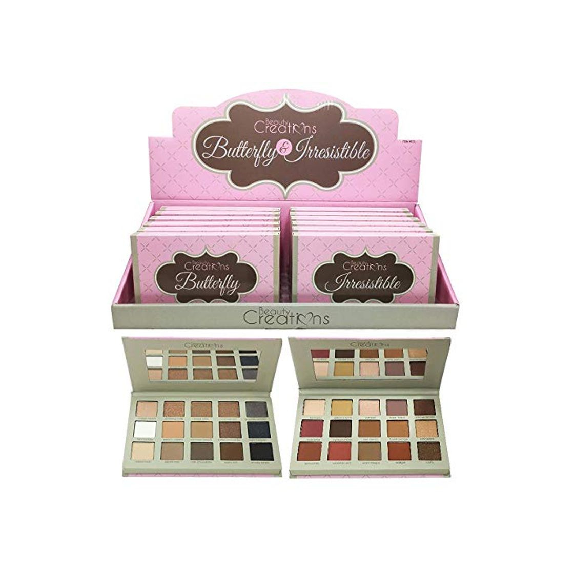 Product BEAUTY CREATIONS Butterfly And Irresistible Eyeshadow Display Set