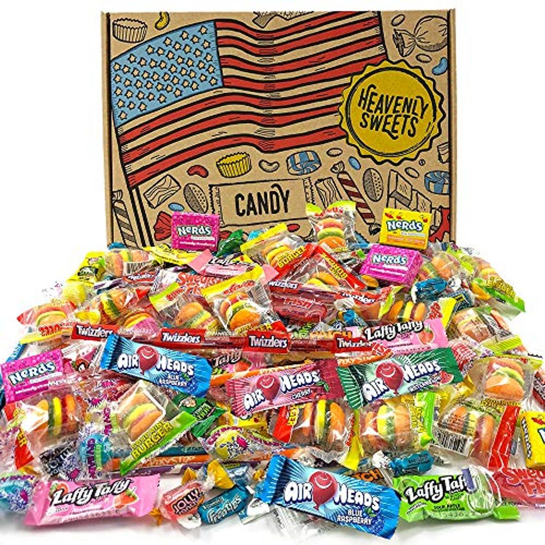 Product Heavenly Sweets Selección Dulces Americanos Party Mix - Surtido +120 Golosinas de