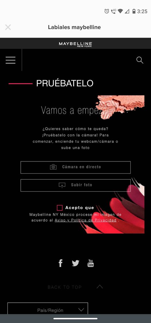 Social Probador de Maquillaje Virtual Online