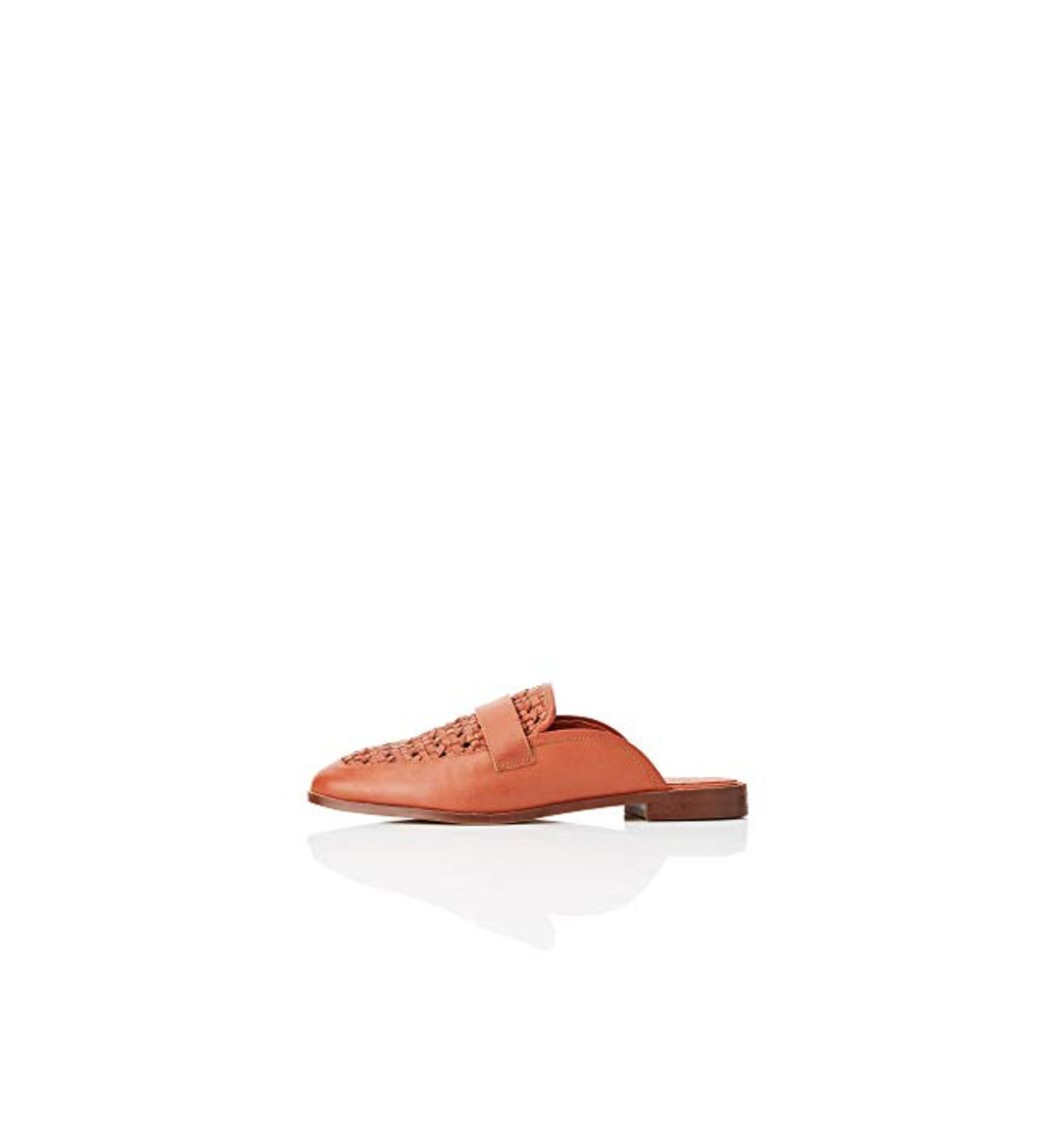 Producto find. Backless Woven Loafer Mules