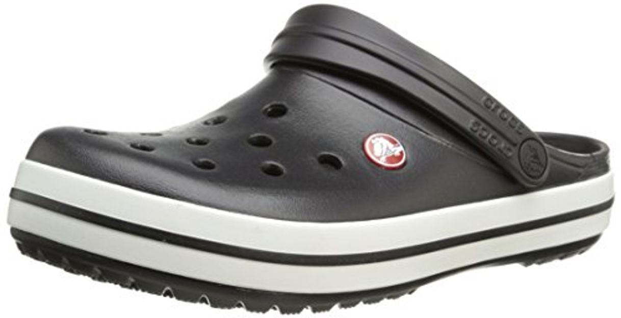 Moda Crocs Crocband, Zuecos Unisex Adulto, Black, 43