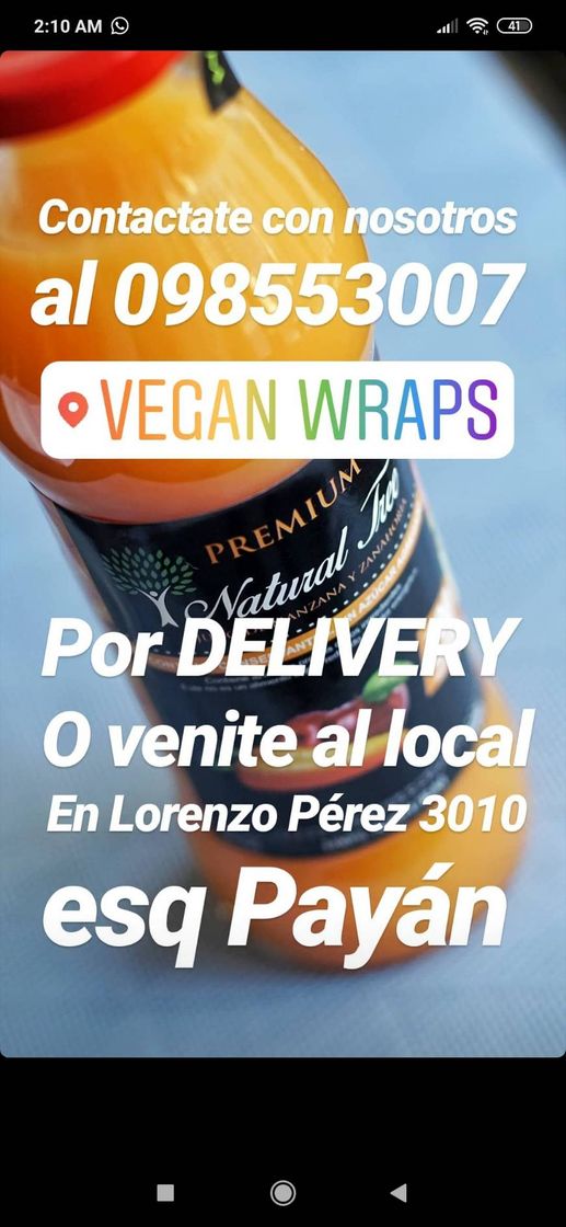 Restaurants Vegan Wraps