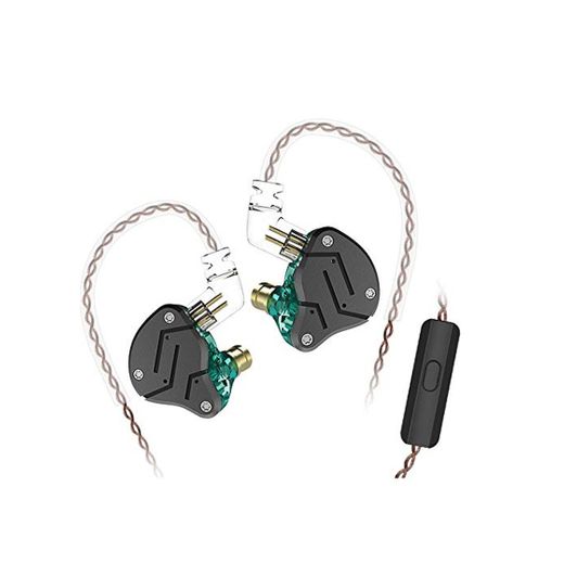 KZ ZSN Auriculares duales con auricular Yinyoo Auriculares KZ 1BA
