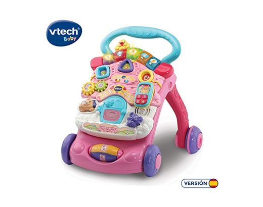 VTech - Correpasillos Andandín 2 en 1, Diseño Mejorado, Andador Bebé InTeractivo