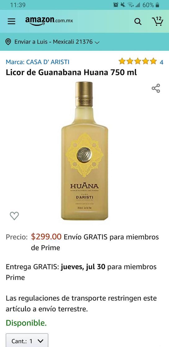 Fashion Licor de huanabana