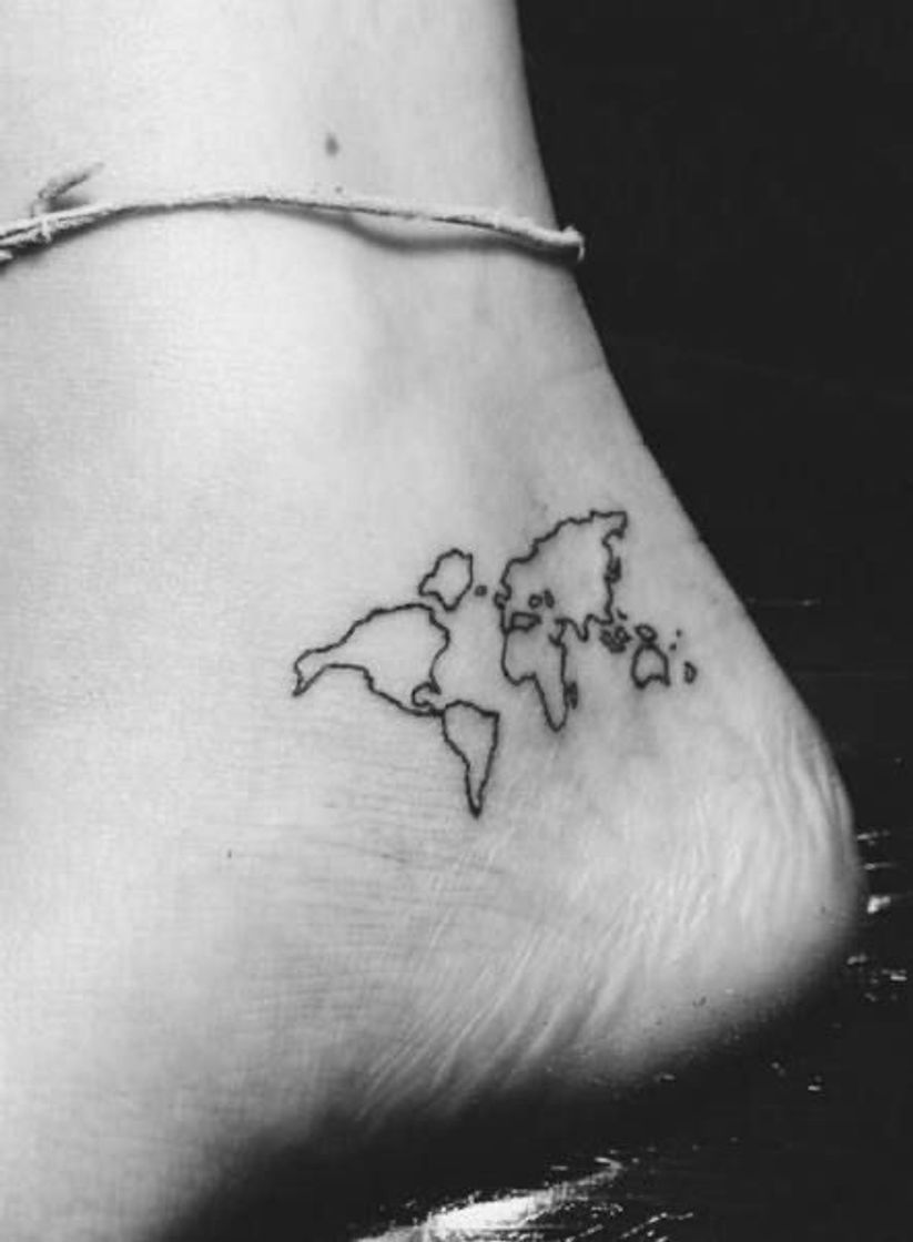 Social Continents tattoo