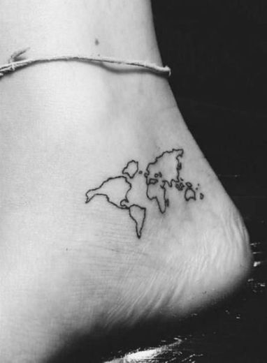 Continents tattoo