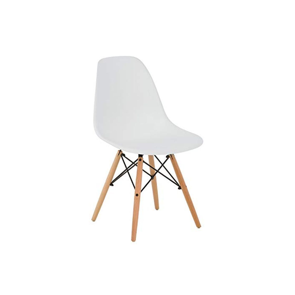 Social SKLUM Silla IMS Blanco Madera Natural -