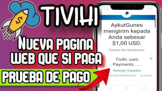 Tivihi 🚀NUEVA Pagina Web Que SI PAGA + Comprobante de pago 