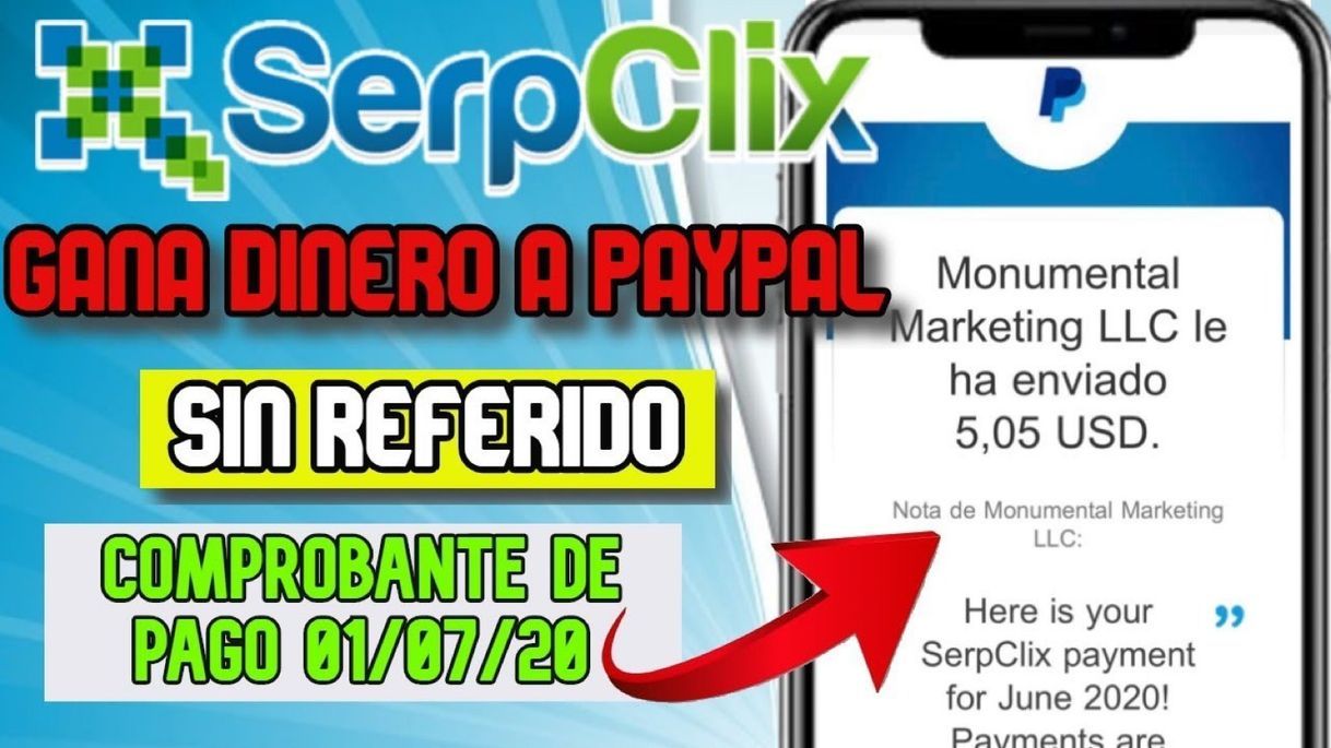 Moda SerpClix 2020 🥇 | GANA DINERO para PAYPAL 💲 SIN REFERIDO |