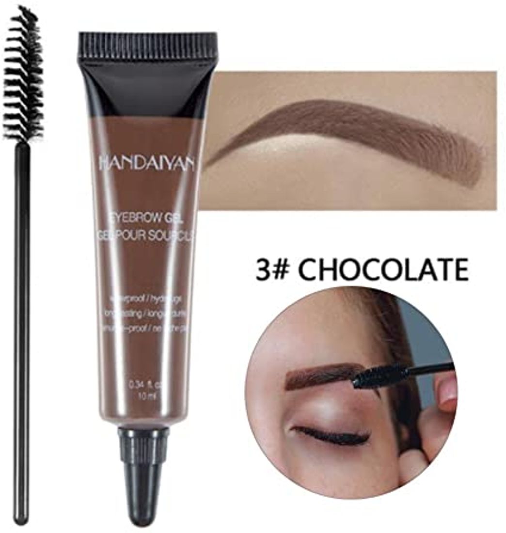 Product Crema para elineador de cejas con pincel, Gel profesional para cejas Ceja