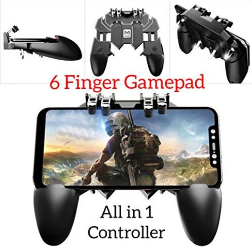 YouFirst Pubg Mobile Controller [6 Dedo Gamepad/Upgrade Version] Mobile Game Controller