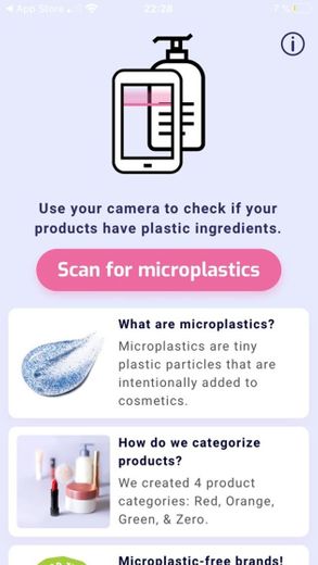 App para reconocer si tus productos contienen micro plástico