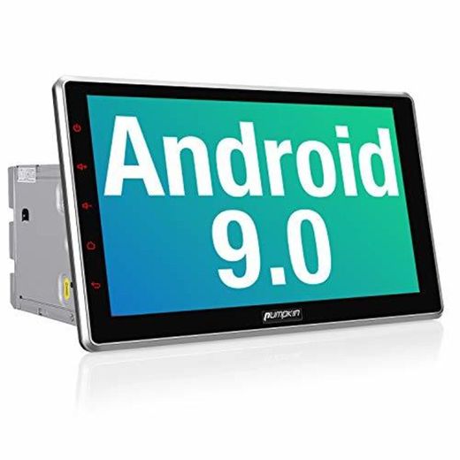 Pumpkin 10.1" Android 9.0 2 DIN Autoradio Universal Radio para Coche