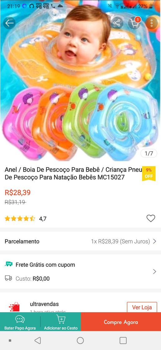 Moda Anel / Boia De Pescoço Para Bebê