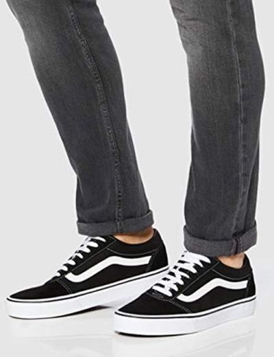 Vans Ward Canvas, Zapatillas Hombre, Negro