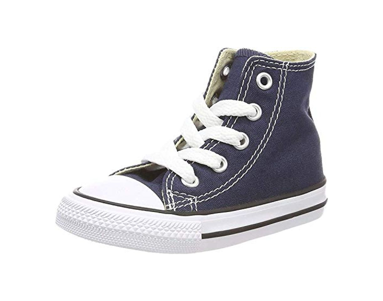 Moda Converse Ctas Core Hi Zapatillas de tela, Unisex - Infantil, Azul