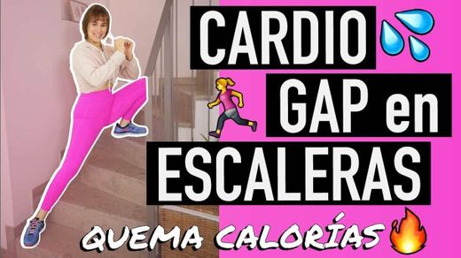 Cardio GAP en escaleras quema calorías 
