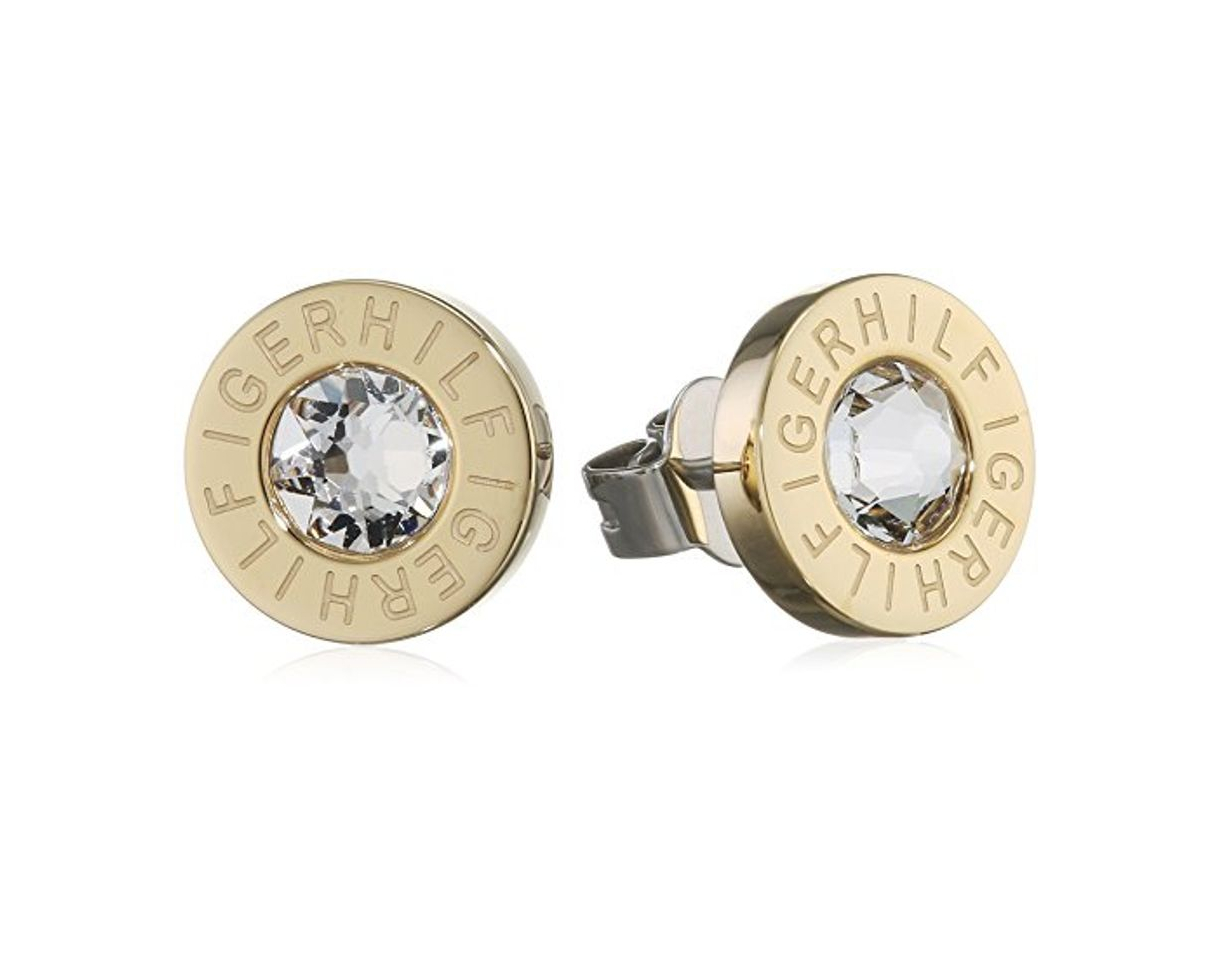 Social Tommy Hilfiger para mujer-Pendientes Classic Signature acero inoxidable