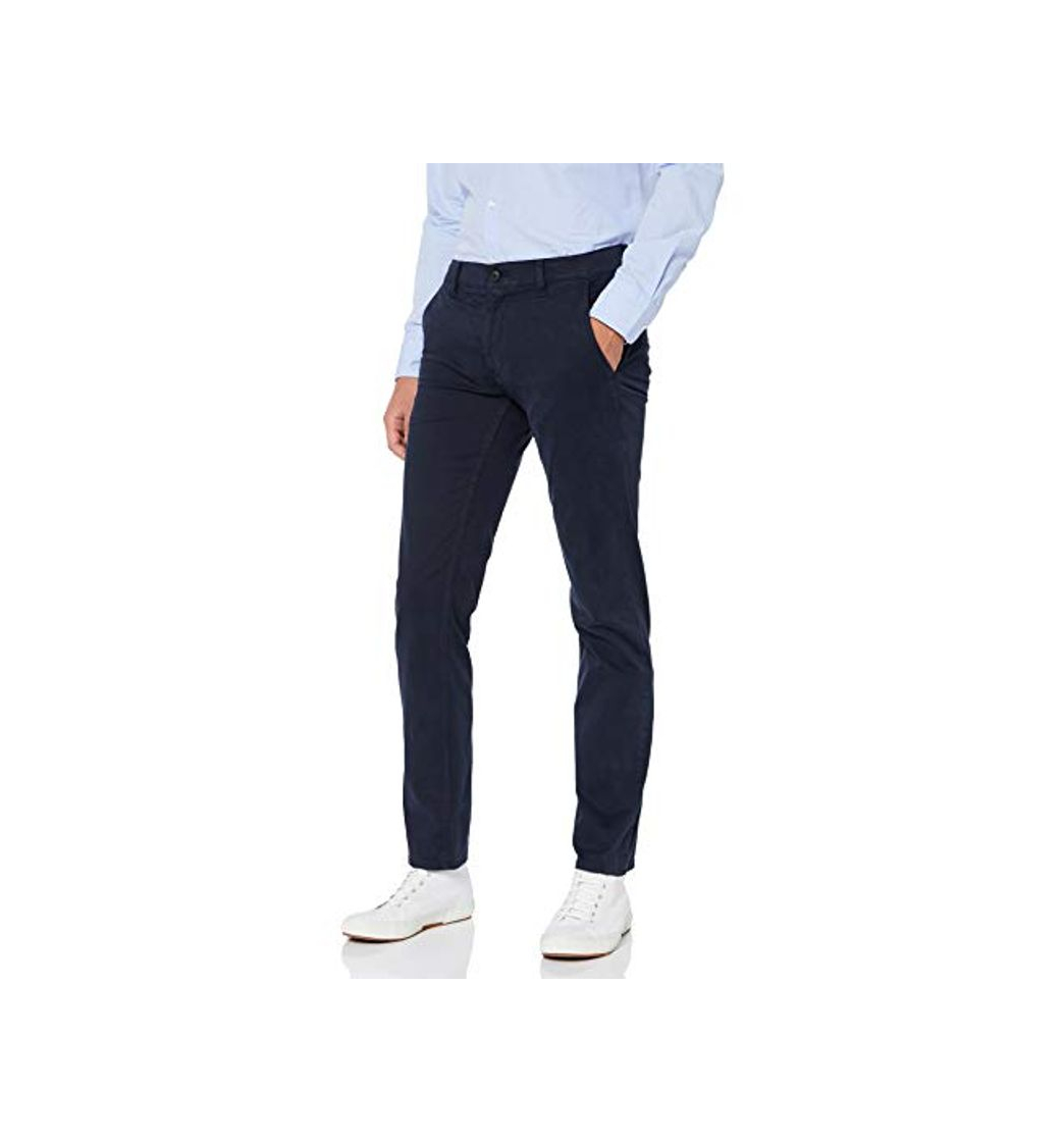 Social BOSS Schino-Slim D Pantalones, Azul