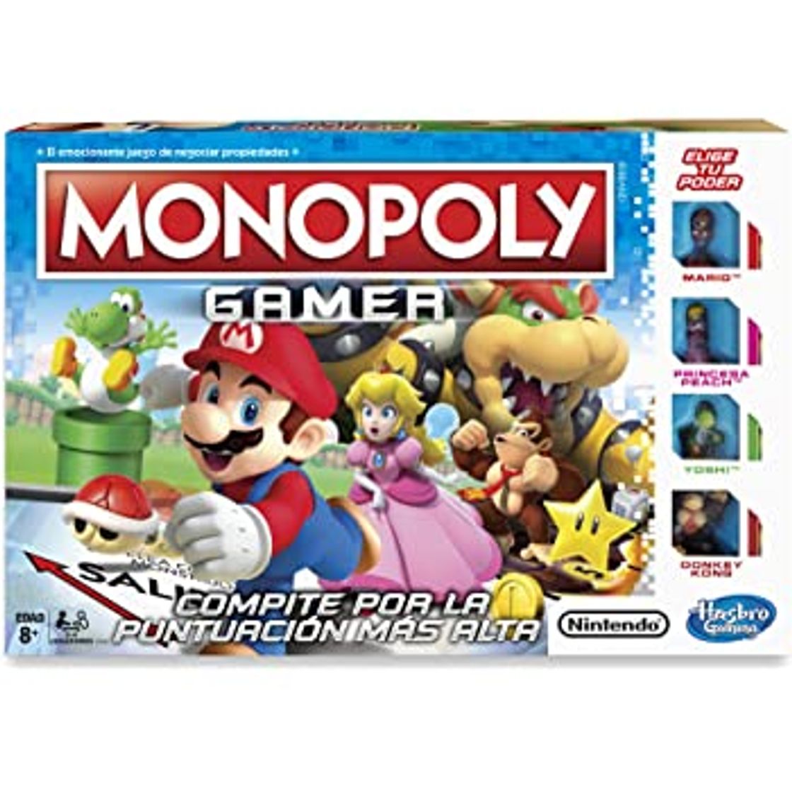 Videojuegos Hasbro Gaming Juego de Mesa Monopoly Gamer: Amazon.com.mx ...