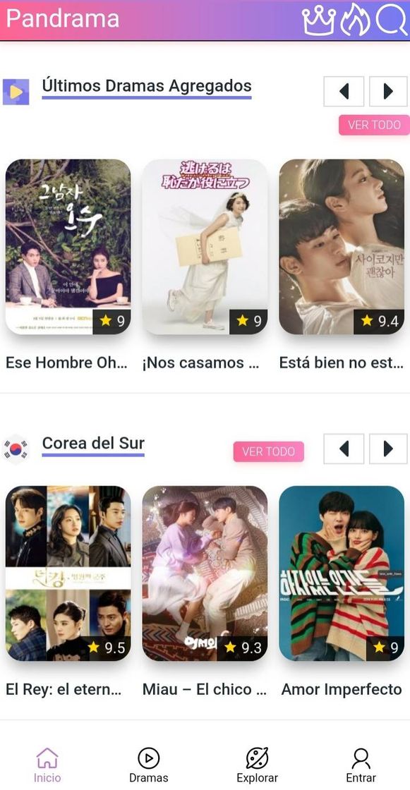 App Pandrama – Dramas con subtítulos en español y en HD