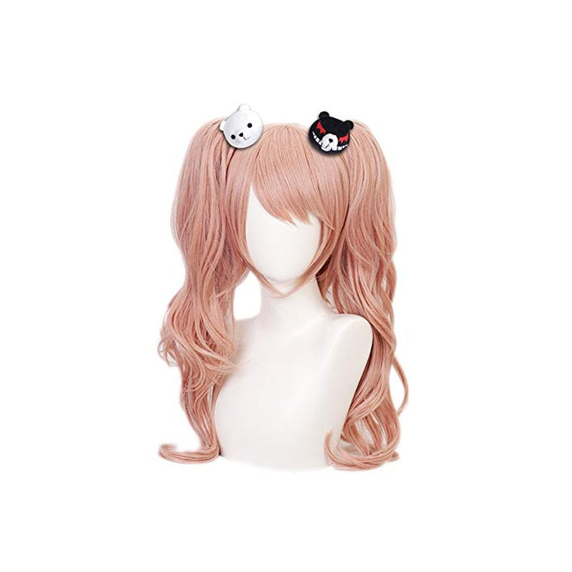 Product OSIAS Peluca Cosplay Anime, Peluca Danganronpa, Peluca con Capucha Gratuita, para Halloween,