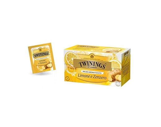 Twinings Té de fruta Limón & Jengibre 25 bolsas de té