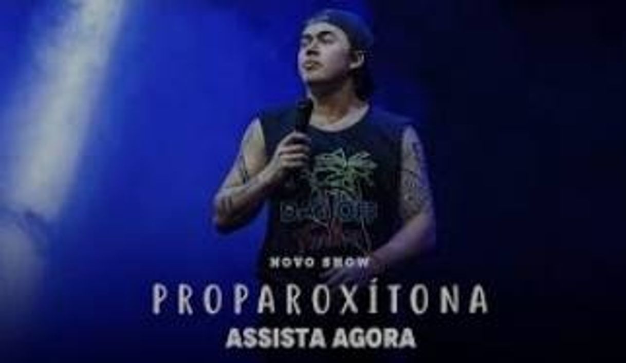 Moda Stand UP WHINDERSSON NUNES em PROPAROXÍTONA 