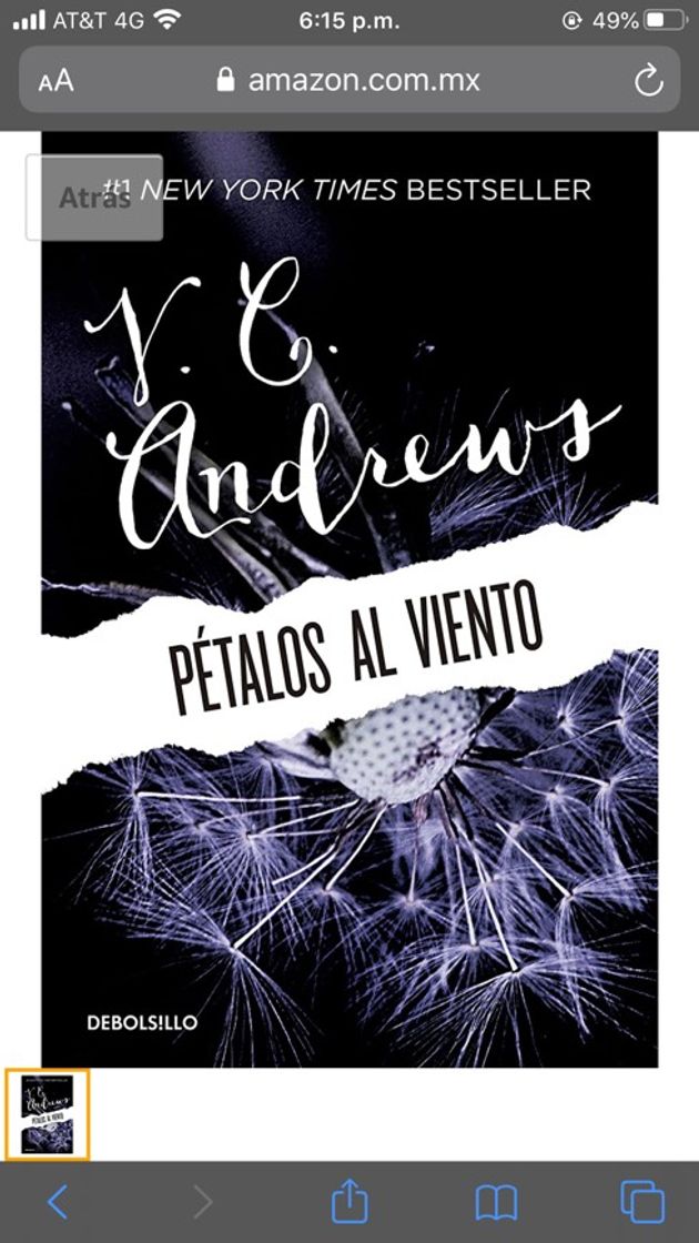 Book Libro Pétalos al viento 