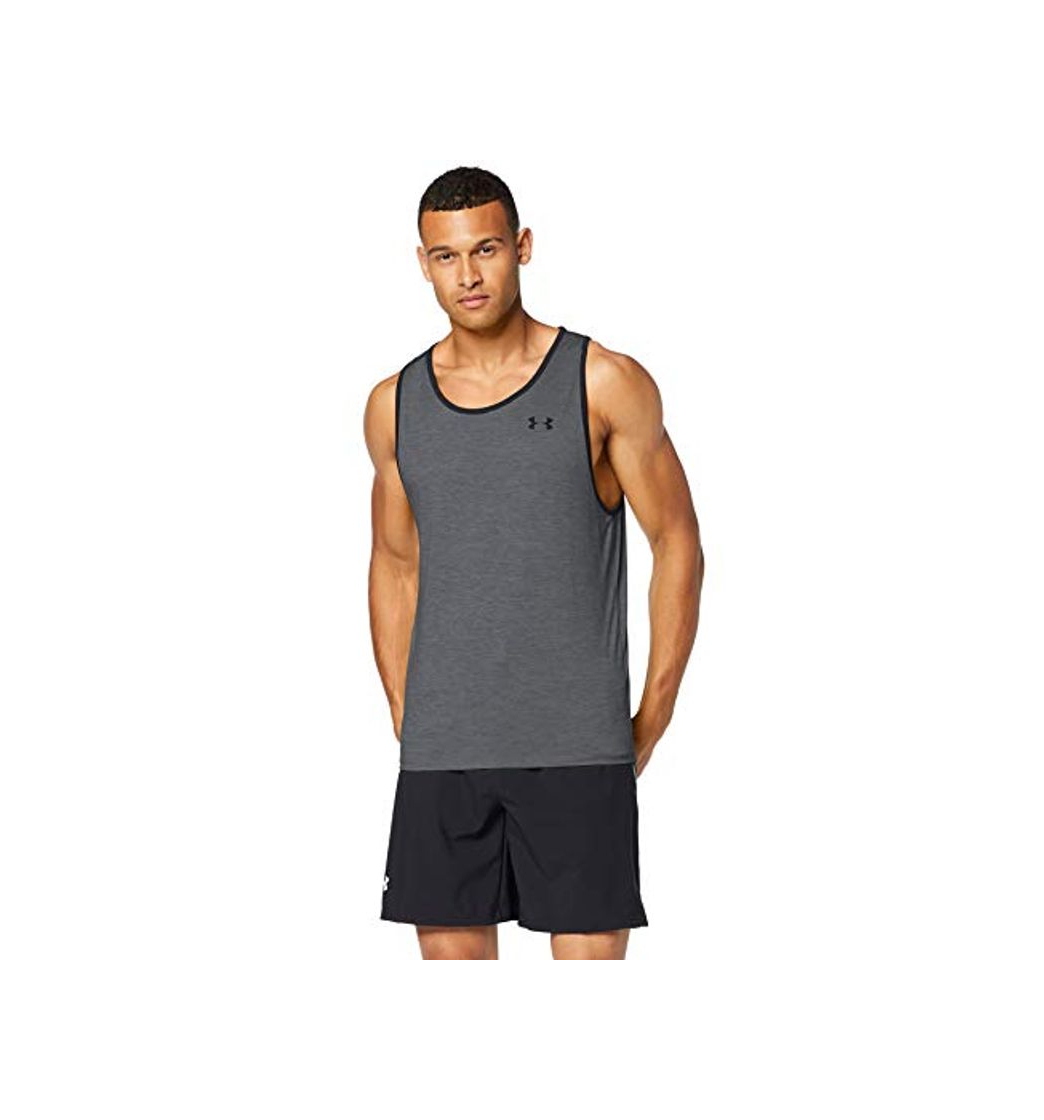 Social Under Armour Tech 2.0 T Camiseta Deportiva sin Mangas, Hombre, Gris