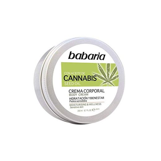 Babaria Cannabis Crema Corporal Hidratante Y Bienestar 200 Ml