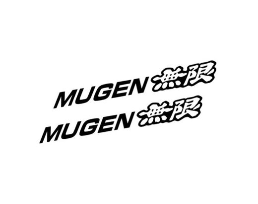 K Performance Mugen - Lote de 2 Adhesivos para Aire de Escape