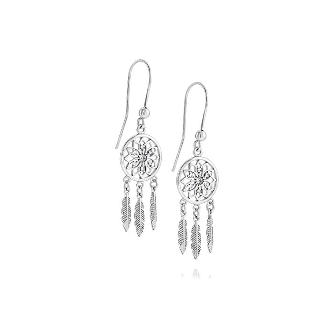 Social LillyMarie Pendientes de plata de ley 925 con elementos de Swarovski para