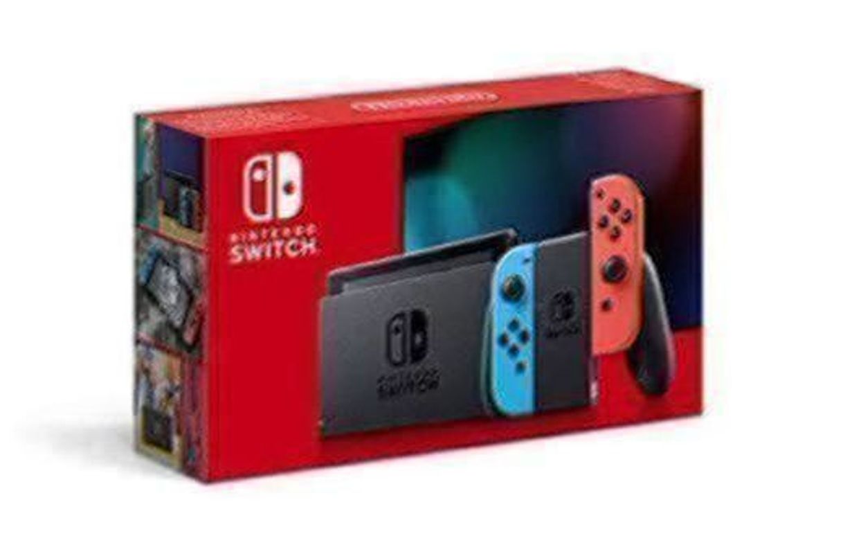 Social Nintendo Switch - Consola color Azul Neón/Rojo Neón