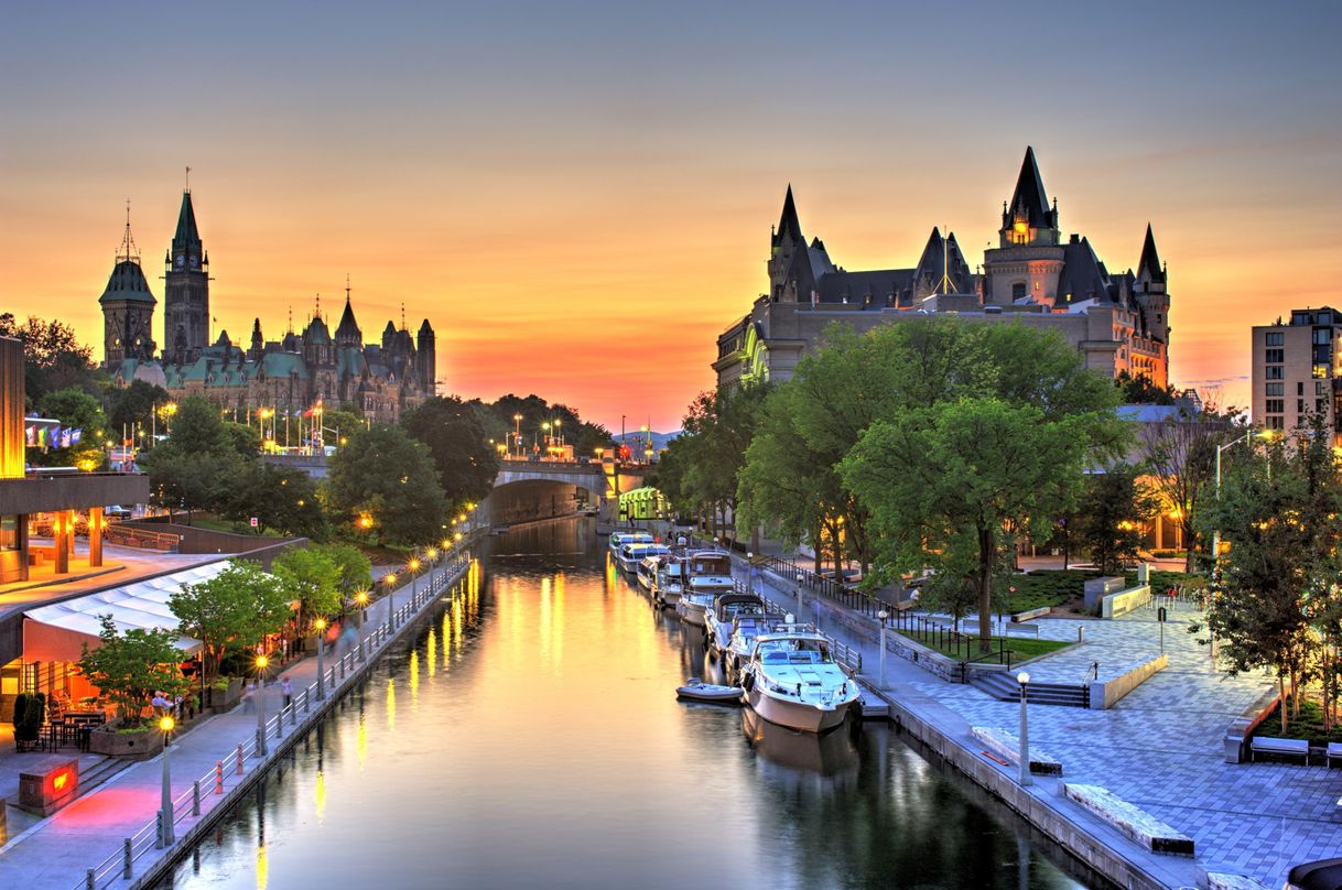 Lugar Canal Rideau