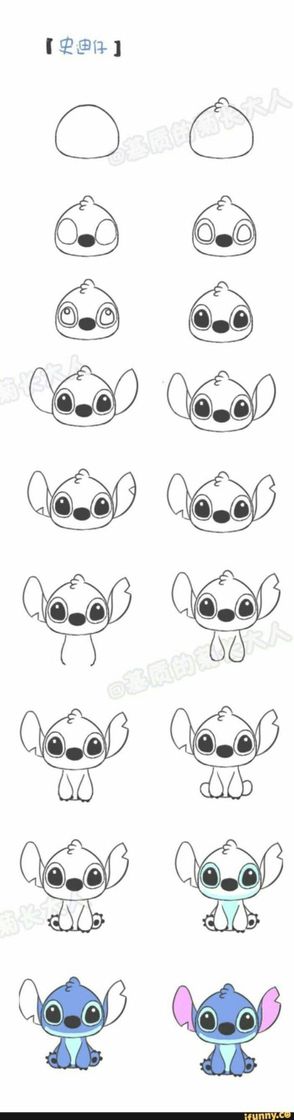 Moda Como desenhar lilo & stich