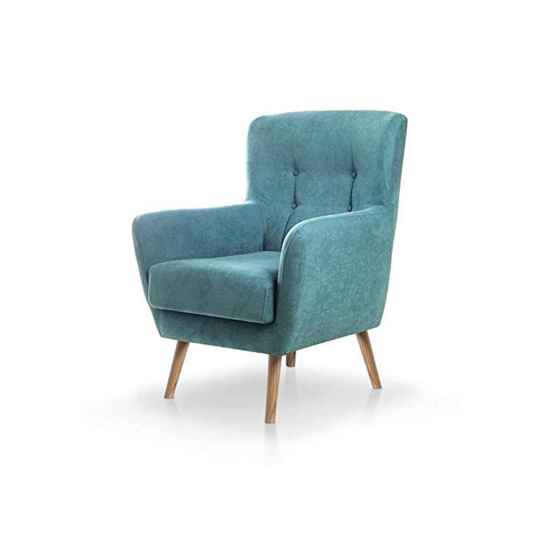 Social SuenosZzz- Sillon Izan butacas para Dormitorio Nórdica. Sillón tapizado Acualine Antimanchas