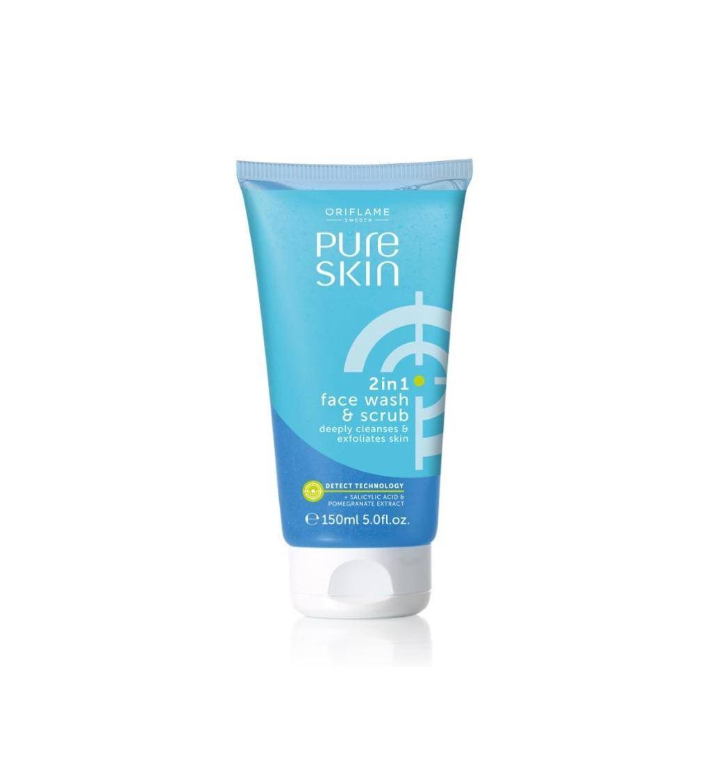 Producto Oriflame Pure Skin 2in1 face wash & scrub