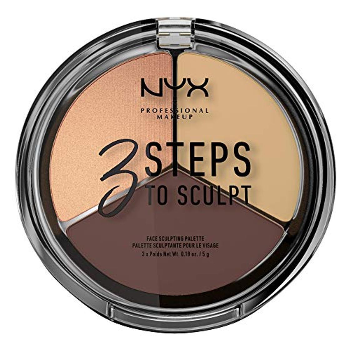 Products NYX Professional Makeup Paleta de Contouring & Iluminador 3 Steps to Sculpt Face Sculpting Palette tono  3  Medium color  Beige