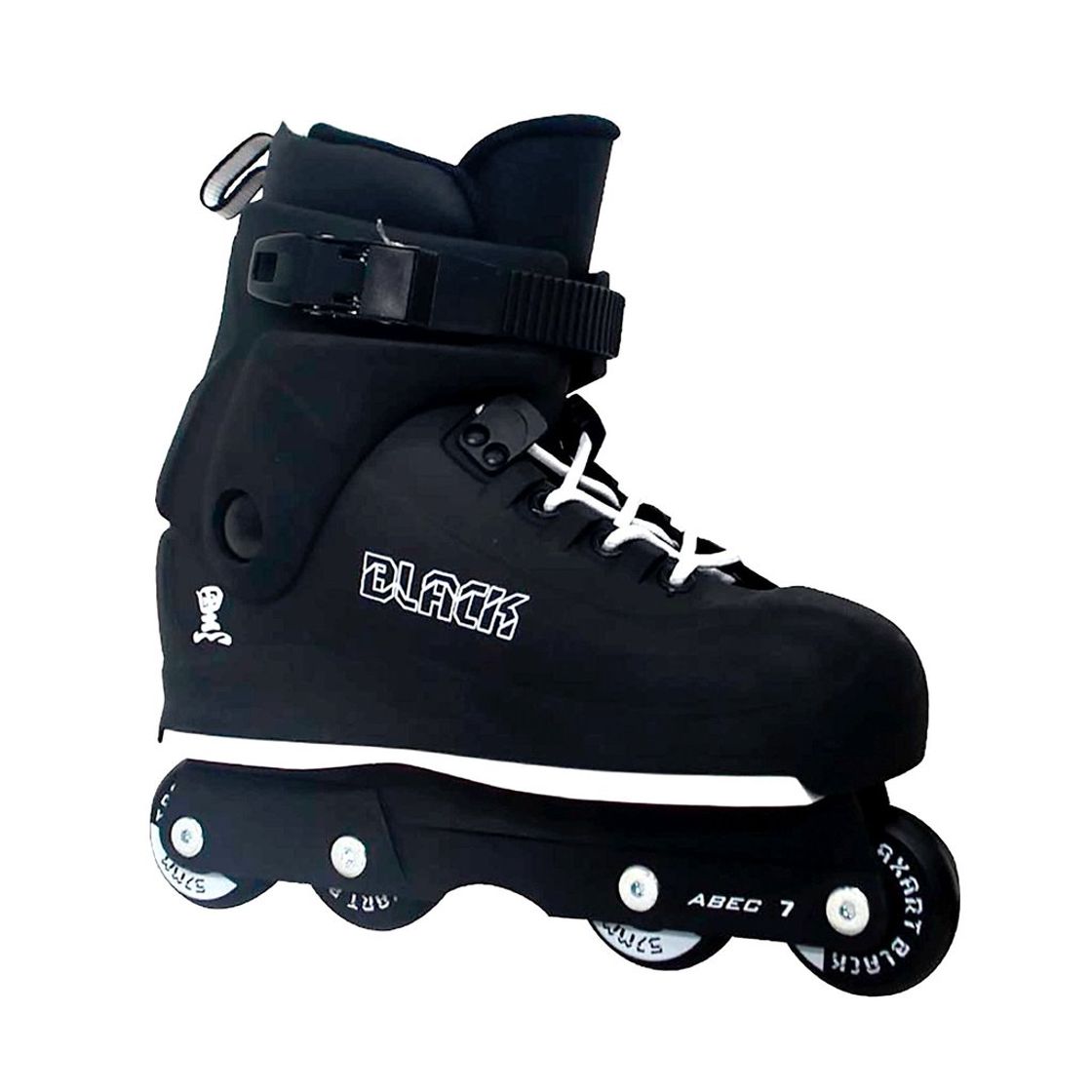 Moda PATINS AGGRESSIVE TRAXART BLACK SOUL (RODAS BRANCAS) - 57MM 