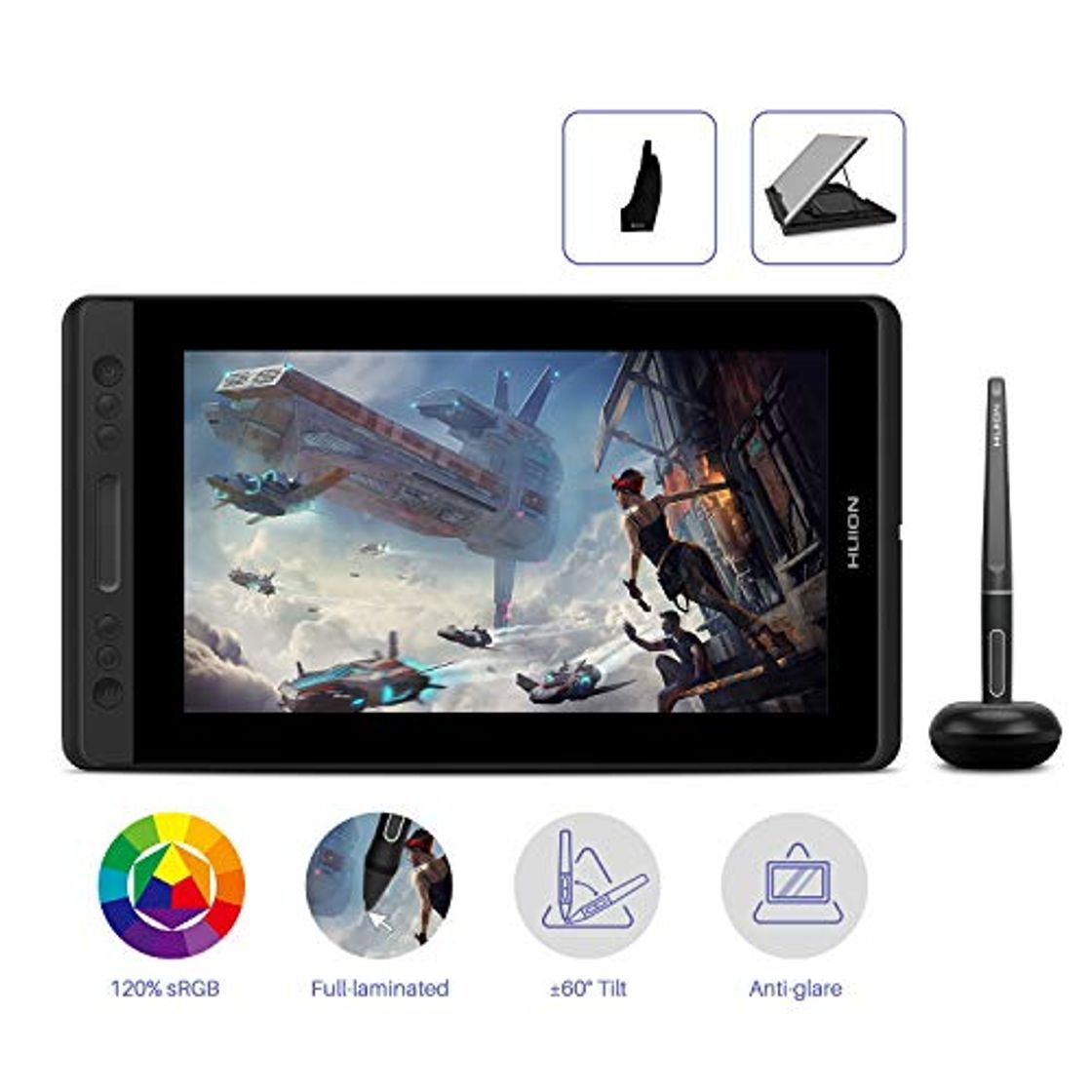 Products HUION KAMVAS Pro 12 Monitor de Dibujo gráfico, 11.6” Tableta Gráfica con