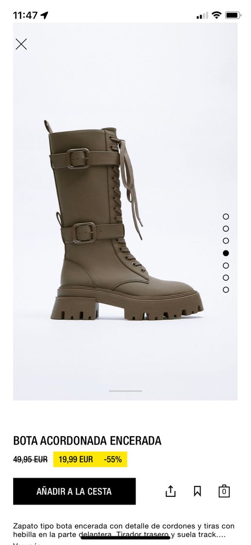 Social Bota acordonada encerada