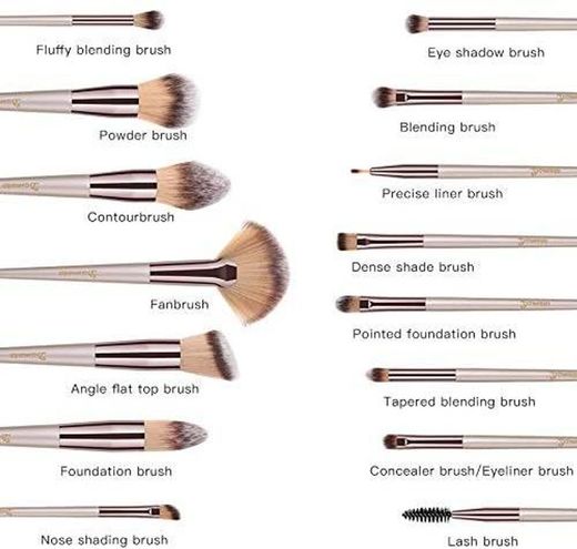 Brochas para maquillaje 